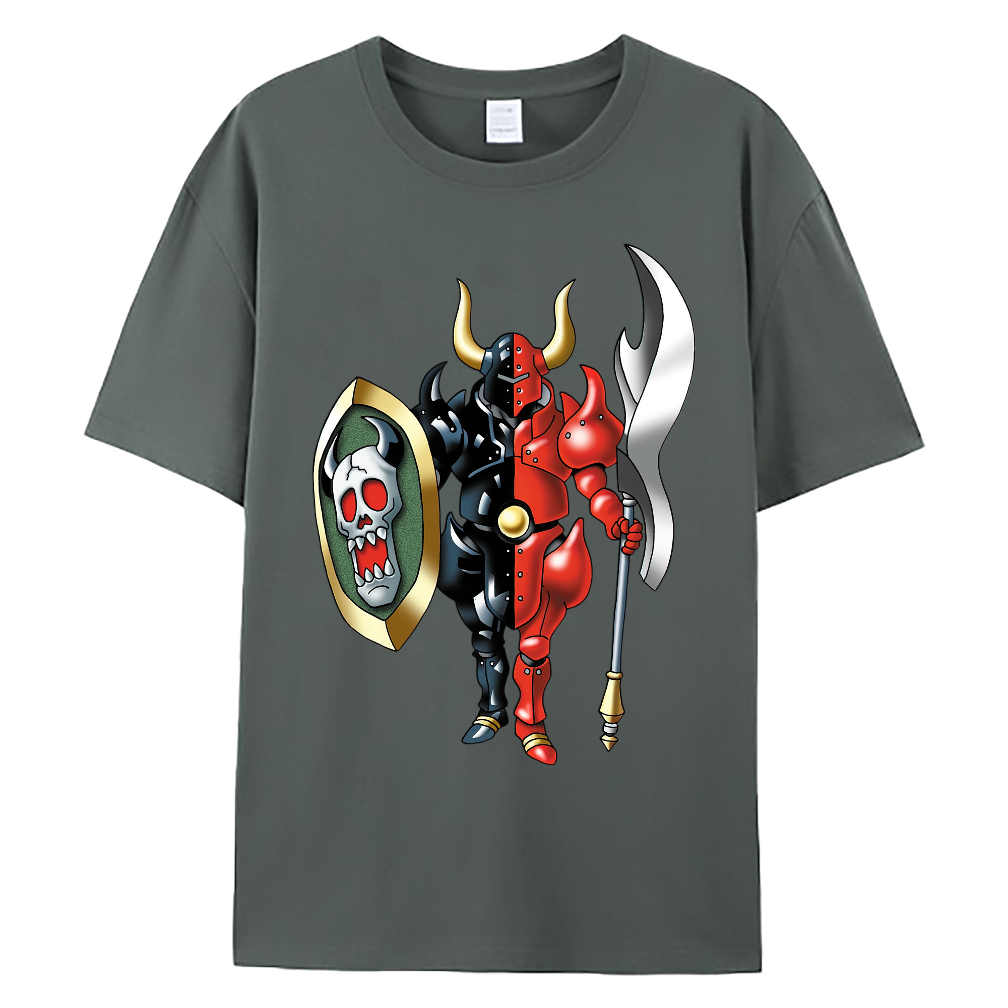 （画像用） ドラゴンクエスト Doragon Kuesuto Dragon Quest 綿100％ メンズ半袖Tシャツ｜肌触りやわらか＆通気性